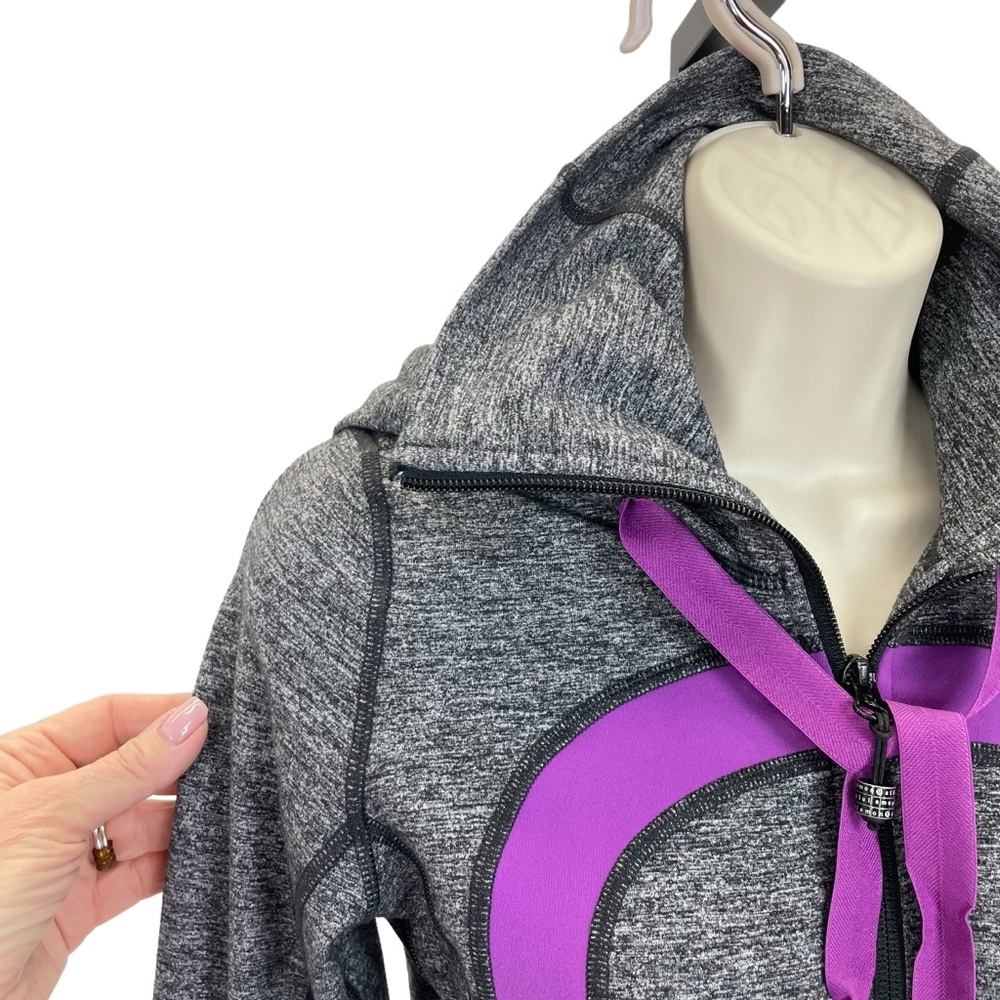 Lululemon Stride Jacket 2 Gray/Purple - Picture 11 of 16